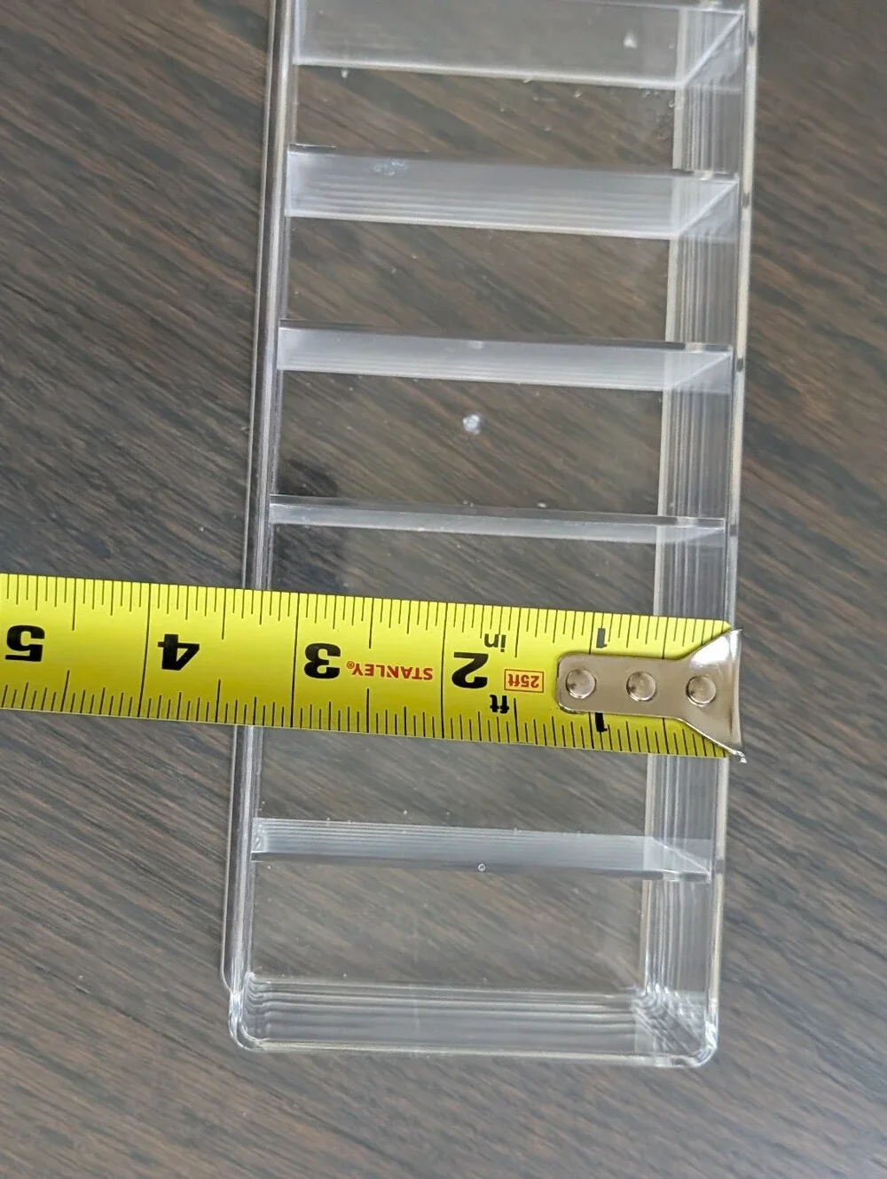 Clear Acrylic 8-Slot Compacts & Makeup Organizer Tray